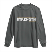 Christian Bible Long Sleeve Shirt Philippians 4:13 Motivational Quote Inspirational Bible Verses