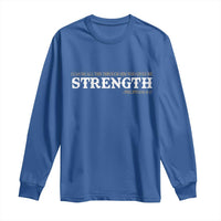 Christian Bible Long Sleeve Shirt Philippians 4:13 Motivational Quote Inspirational Bible Verses