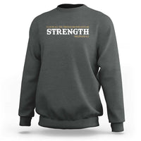 Christian Bible Sweatshirt Philippians 4:13 Motivational Quote Inspirational Bible Verses