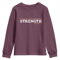 Christian Bible Youth Sweatshirt Philippians 4:13 Motivational Quote Inspirational Bible Verses