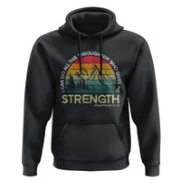 Vintage Christian Bible Hoodie Philippians 4:13 Motivational Quote Inspirational Bible Verses - Wonder Print Shop