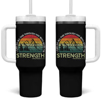 Vintage Christian Bible Tumbler With Handle Philippians 4:13 Motivational Quote Inspirational Bible Verses - Wonder Print Shop