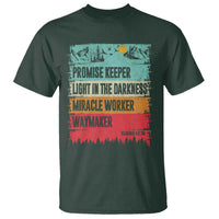 Vintage Christian Worship T Shirt Isaiah 42:16 Waymaker Promise Keeper Miracle Worker - Wonder Print Shop