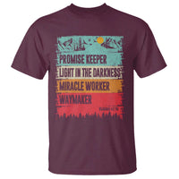 Vintage Christian Worship T Shirt Isaiah 42:16 Waymaker Promise Keeper Miracle Worker - Wonder Print Shop