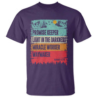 Vintage Christian Worship T Shirt Isaiah 42:16 Waymaker Promise Keeper Miracle Worker - Wonder Print Shop