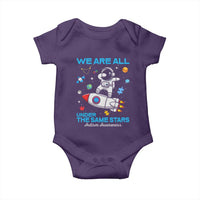 Autism Acceptance Baby Onesie We Are All Under The Same Stars