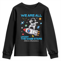 Autism Acceptance Youth Sweatshirt We Are All Under The Same Stars