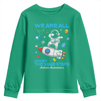 Autism Acceptance Youth Sweatshirt We Are All Under The Same Stars