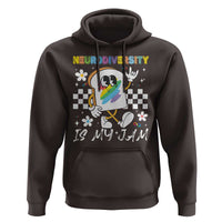 Neurodiversity Is My Jam Inclusion Autism Awareness Hoodie Special Education Teacher Para Gift
