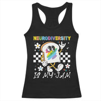 Neurodiversity Is My Jam Inclusion Autism Awareness Racerback Tank Top Special Education Teacher Para Gift