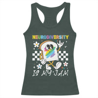 Neurodiversity Is My Jam Inclusion Autism Awareness Racerback Tank Top Special Education Teacher Para Gift
