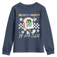 Neurodiversity Is My Jam Inclusion Autism Awareness Youth Sweatshirt Special Education Teacher Para Gift