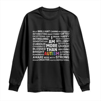 I Am More Than Autism Awareness Long Sleeve Shirt