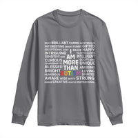 I Am More Than Autism Awareness Long Sleeve Shirt