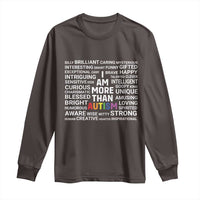 I Am More Than Autism Awareness Long Sleeve Shirt