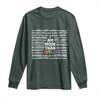 I Am More Than Autism Awareness Long Sleeve Shirt