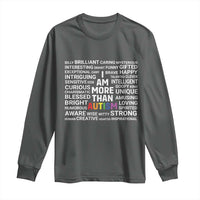 I Am More Than Autism Awareness Long Sleeve Shirt