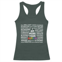 I Am More Than Autism Awareness Racerback Tank Top