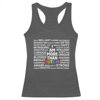 I Am More Than Autism Awareness Racerback Tank Top