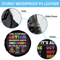 National Autism Awerness Month Spare Tire Cover Autistic Kids Gift