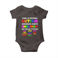 National Autism Awerness Month Baby Onesie Autistic Kids Gift