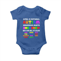 National Autism Awerness Month Baby Onesie Autistic Kids Gift