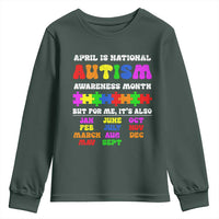 National Autism Awerness Month Youth Sweatshirt Autistic Kids Gift