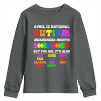 National Autism Awerness Month Youth Sweatshirt Autistic Kids Gift