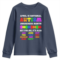 National Autism Awerness Month Youth Sweatshirt Autistic Kids Gift