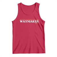 Christian Worship Tank Top Isaiah 42:16 Waymaker Promise Keeper Miracle Worker - Wonder Print Shop