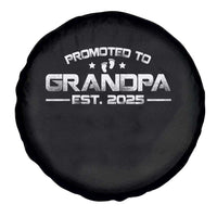 Grandpa Est 2025 Spare Tire Cover New Grandpa Father's Day Gift