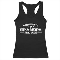 Grandpa Est 2025 Racerback Tank Top New Grandpa Father's Day Gift