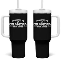 Grandpa Est 2025 Tumbler With Handle New Grandpa Father's Day Gift