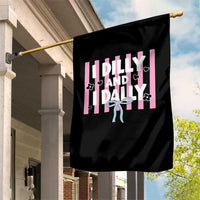 Dilly Dally Garden Flag Trendy Viral Funny Girly