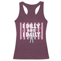 Dilly Dally Racerback Tank Top Trendy Viral Funny Girly