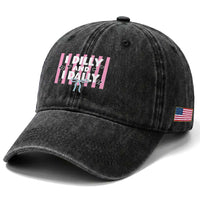 Dilly Dally Washed Cotton Baseball Cap Trendy Viral Funny Girly