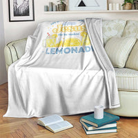 Life Gave Me Some Lemons Throw Blanket Funny Lemonade Jesus Christian