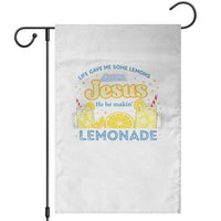 Life Gave Me Some Lemons Garden Flag Funny Lemonade Jesus Christian