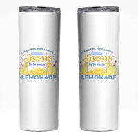 Life Gave Me Some Lemons Skinny Tumbler Funny Lemonade Jesus Christian