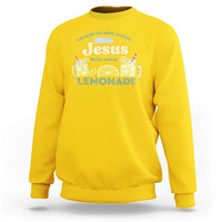 Life Gave Me Some Lemons Sweatshirt Funny Lemonade Jesus Christian