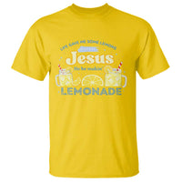 Life Gave Me Some Lemons T Shirt Funny Lemonade Jesus Christian