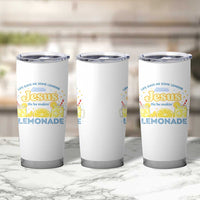 Life Gave Me Some Lemons Tumbler Cup Funny Lemonade Jesus Christian