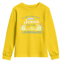 Life Gave Me Some Lemons Youth Sweatshirt Funny Lemonade Jesus Christian