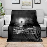 Christian Faith Throw Blanket Walk On Water Distressed Bible Verse