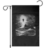 Christian Faith Garden Flag Walk On Water Distressed Bible Verse