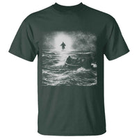 Christian Faith T Shirt Walk On Water Distressed Bible Verse
