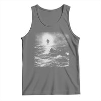 Christian Faith Tank Top Walk On Water Distressed Bible Verse