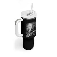 Christian Faith Tumbler With Handle Walk On Water Distressed Bible Verse