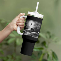 Christian Faith Tumbler With Handle Walk On Water Distressed Bible Verse
