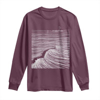 Christian Faith Long Sleeve Shirt Walk On Water Boho Bible Verse